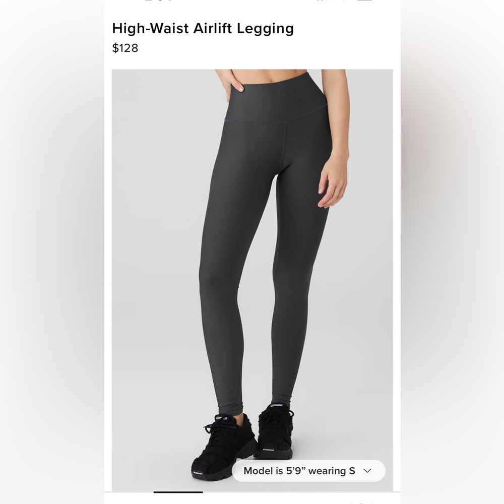 Alo Yoga Leggings Full length Grey